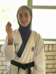 مدال برنز توسط سارا سالار در مسابقات پومسه قهرمانی بسیج کشور