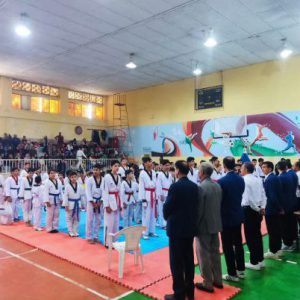 مسابقات آزاد قهرمانی تکواندو شهرستان نیشابور برگزار شد